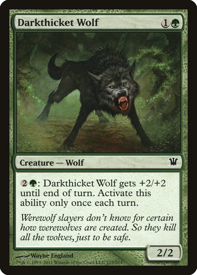 Darkthicket Wolf [Innistrad] | Card Citadel
