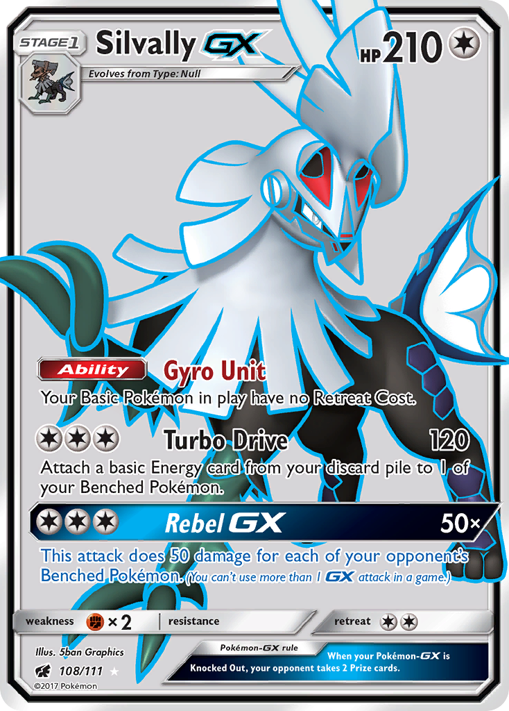 Silvally GX (108/111) [Sun & Moon: Crimson Invasion] | Card Citadel