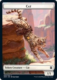 Cat // Insect Double-sided Token [Zendikar Rising Tokens] | Card Citadel