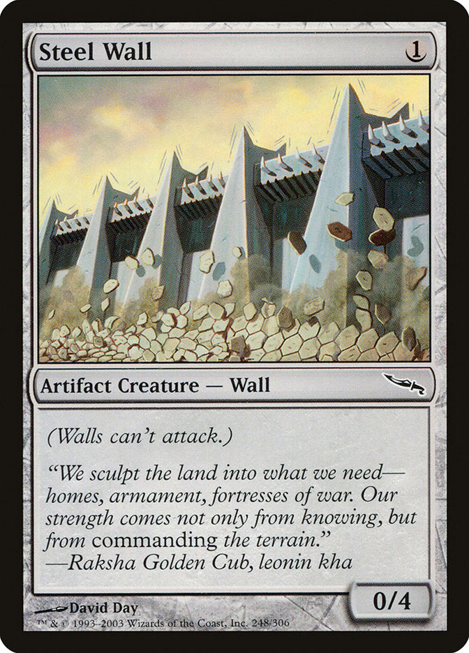 Steel Wall [Mirrodin] | Card Citadel