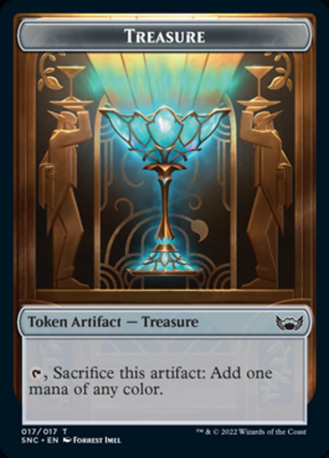 Treasure Token (017) [Streets of New Capenna Tokens] | Card Citadel