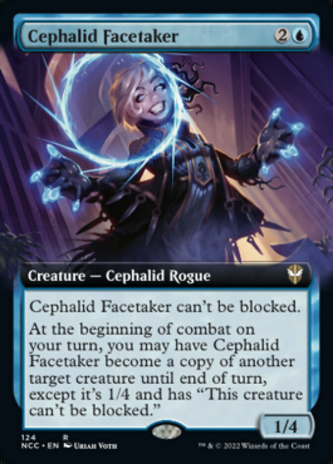 Cephalid Facetaker (Extended Art) [Streets of New Capenna Commander] | Card Citadel