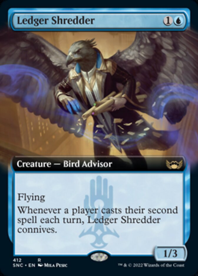 Ledger Shredder (Extended Art) [Streets of New Capenna] | Card Citadel