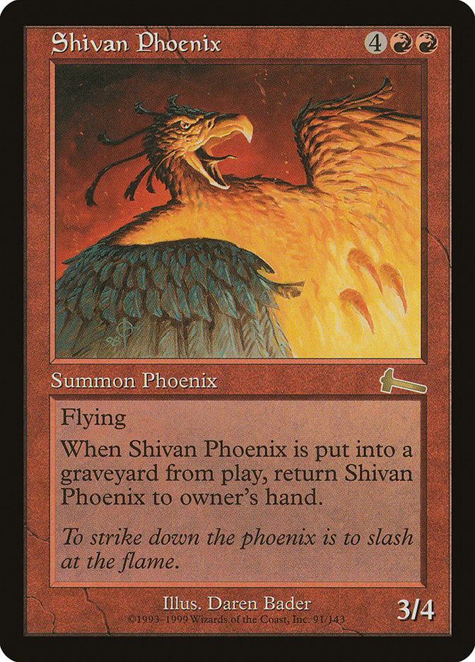 Shivan Phoenix [Urza's Legacy] | Card Citadel