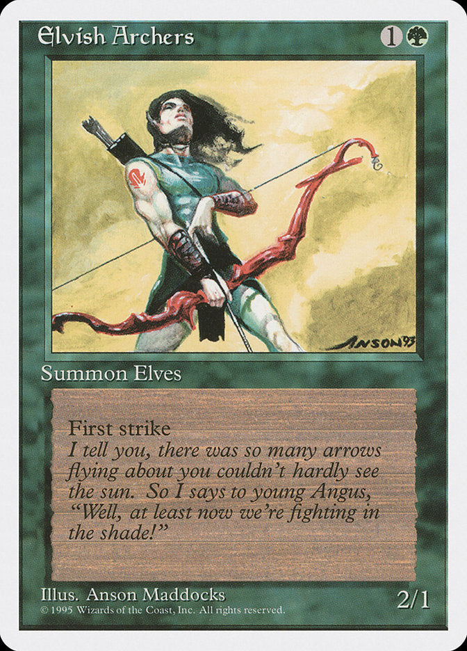 Elvish Archers [Fourth Edition] | Card Citadel