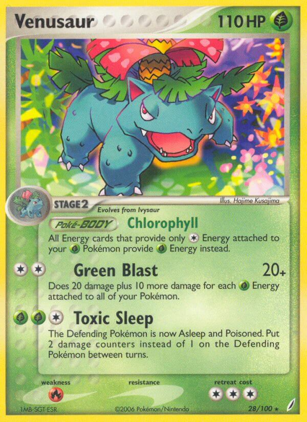 Venusaur (28/100) (Theme Deck Exclusive) [EX: Crystal Guardians] | Card Citadel