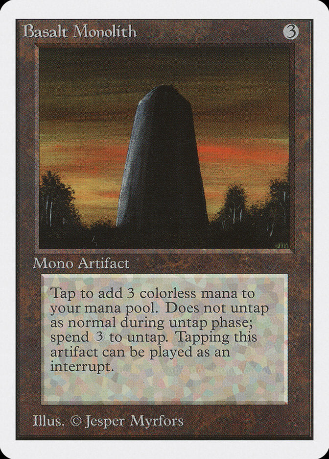 Basalt Monolith [Unlimited Edition] | Card Citadel