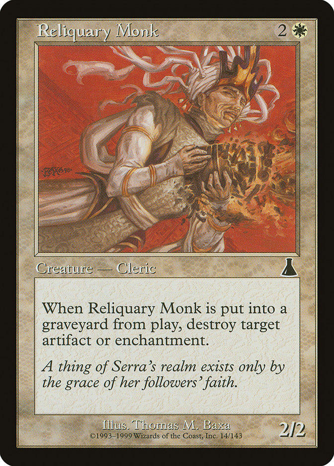 Reliquary Monk [Urza's Destiny] | Card Citadel
