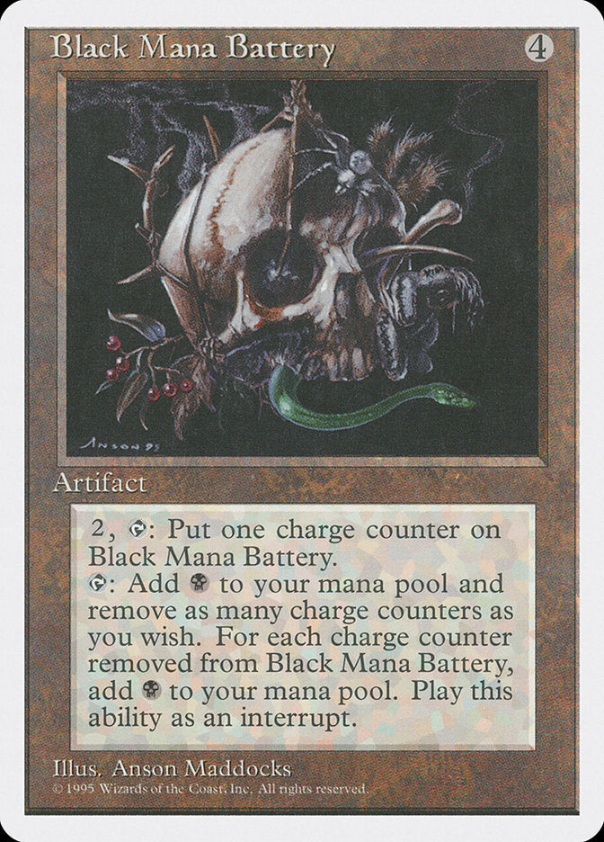 Black Mana Battery [Fourth Edition] | Card Citadel