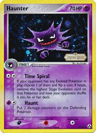 Haunter (35/92) (Stamped) [EX: Legend Maker] | Card Citadel