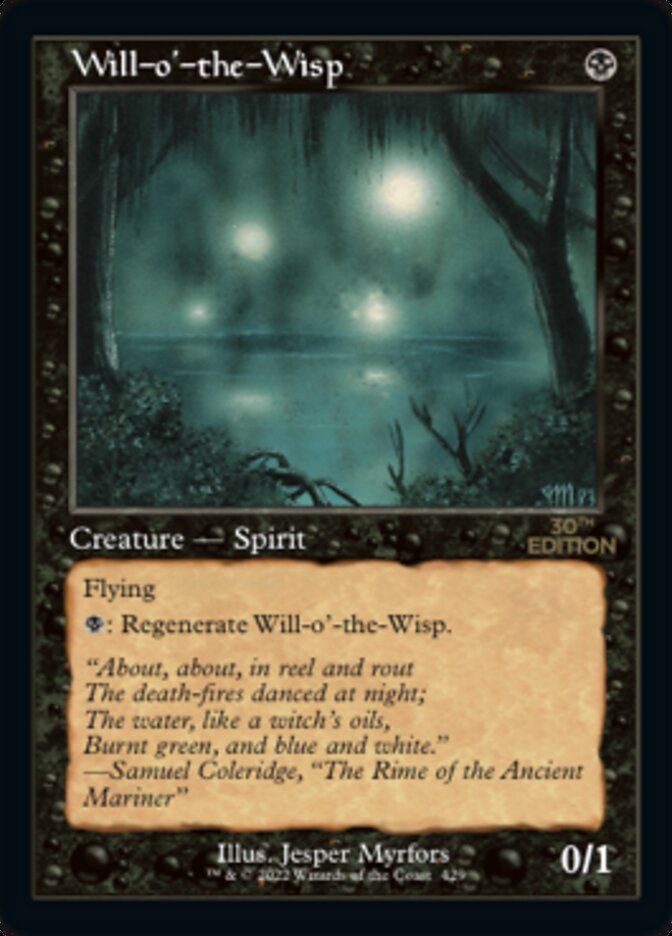 Will-o'-the-Wisp (Retro) [30th Anniversary Edition] | Card Citadel