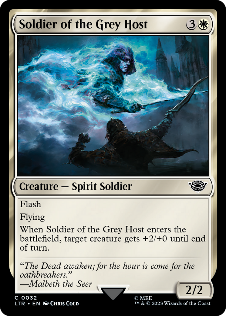 Soldier of the Grey Host [The Lord of the Rings: Tales of Middle-Earth] | Card Citadel