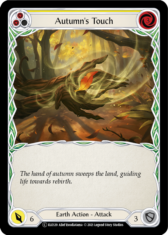 Autumn's Touch (Yellow) [U-ELE129] Unlimited Normal | Card Citadel