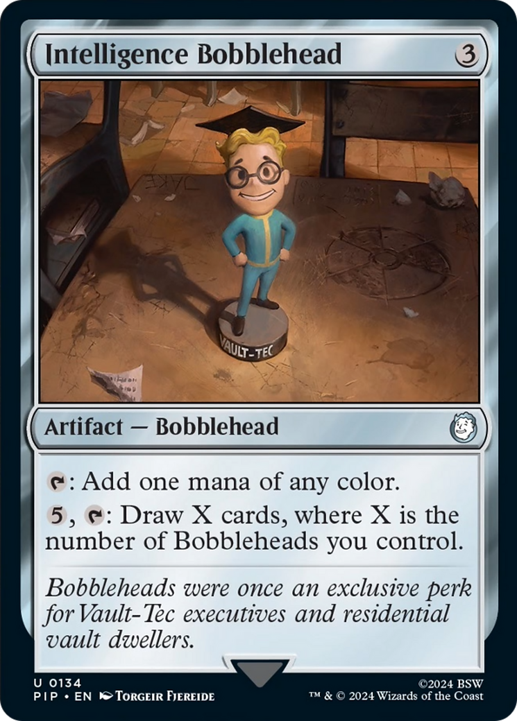 Intelligence Bobblehead [Fallout] | Card Citadel