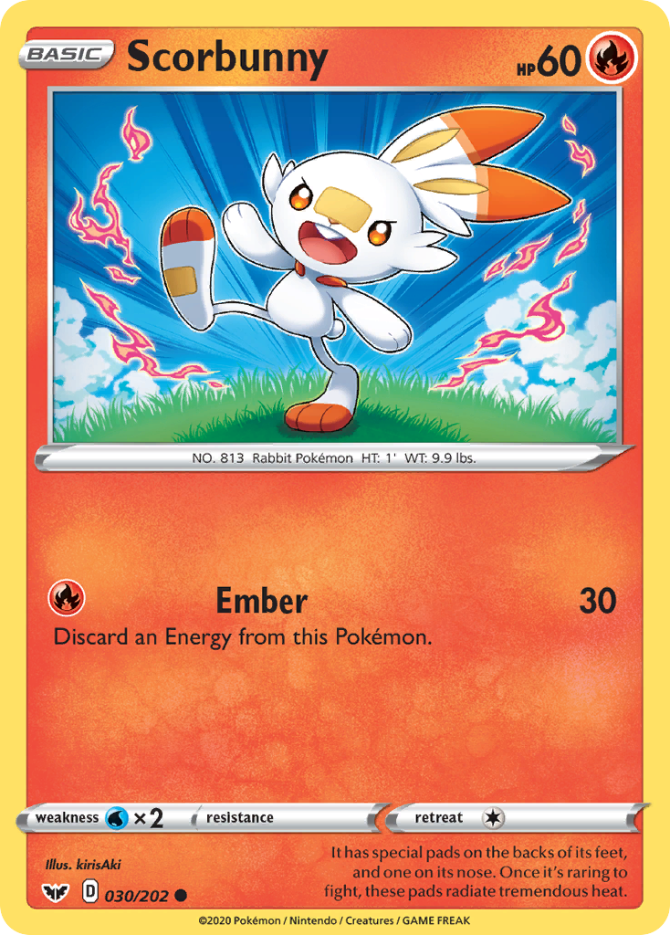 Scorbunny (030/202) [Sword & Shield: Base Set] | Card Citadel