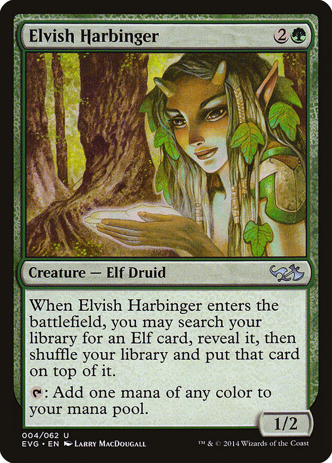 Elvish Harbinger (Elves vs. Goblins) [Duel Decks Anthology] | Card Citadel