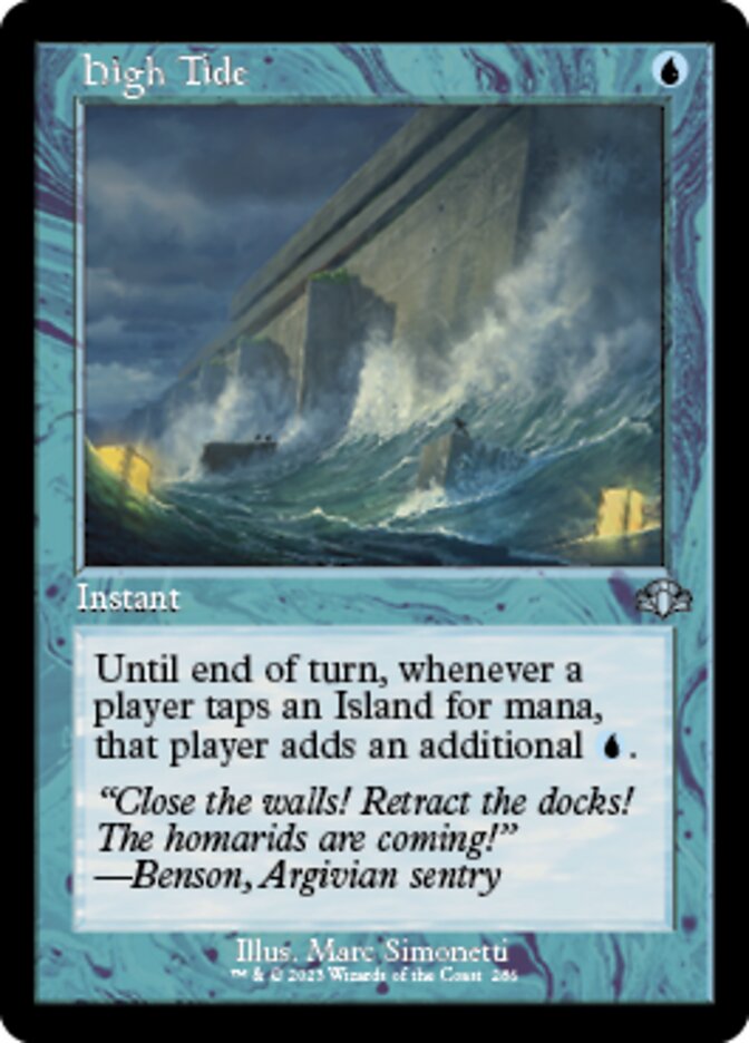 High Tide (Retro) [Dominaria Remastered] | Card Citadel