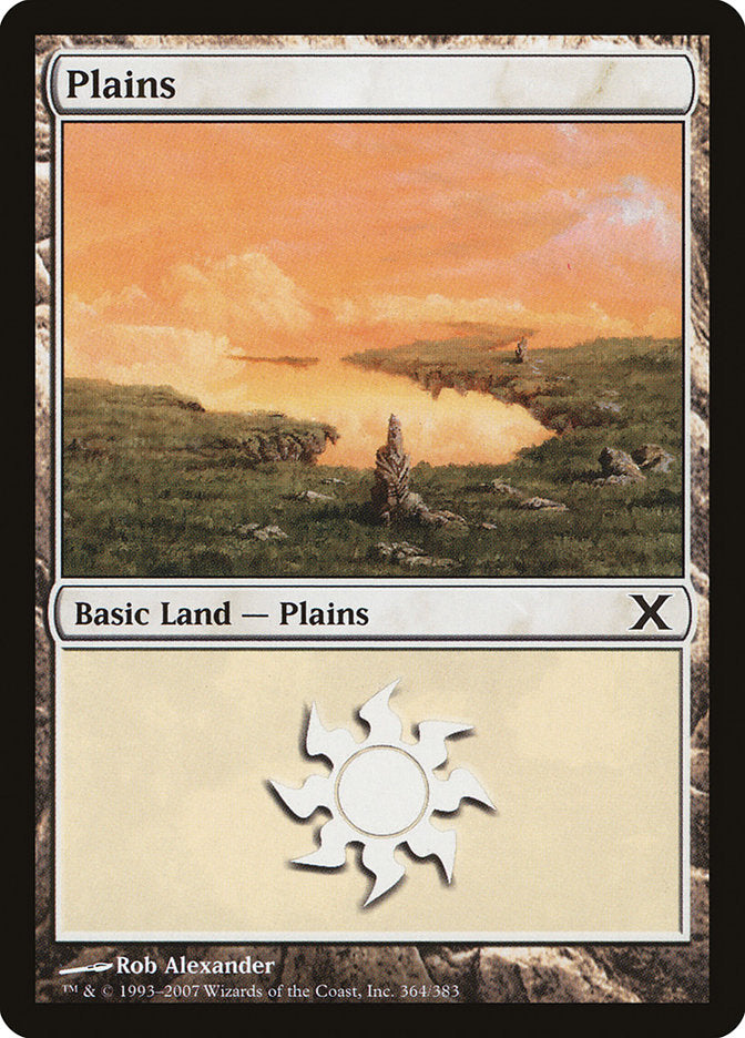 Plains (364) [Tenth Edition] | Card Citadel