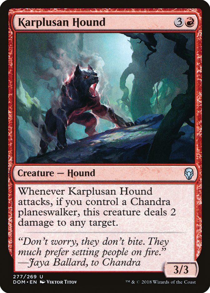 Karplusan Hound [Dominaria] | Card Citadel