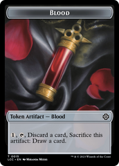 Blood // Vampire (0004) Double-Sided Token [The Lost Caverns of Ixalan Commander Tokens] | Card Citadel