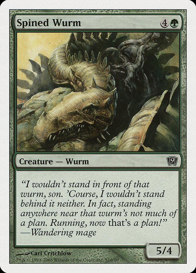 Spined Wurm [Ninth Edition] | Card Citadel