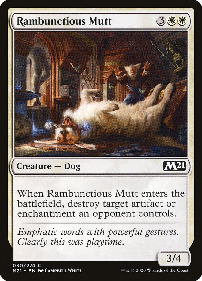 Rambunctious Mutt [Core Set 2021] | Card Citadel