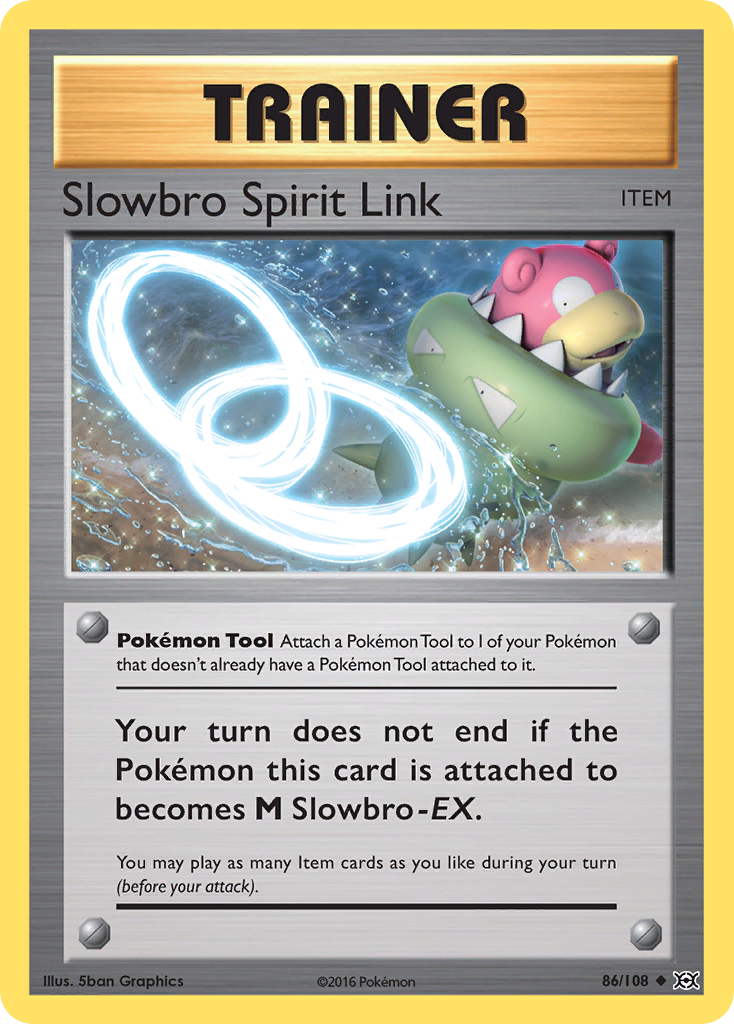 Slowbro Spirit Link (86/108) [XY: Evolutions] | Card Citadel