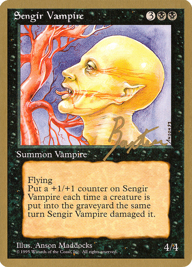 Sengir Vampire (George Baxter) [Pro Tour Collector Set] | Card Citadel