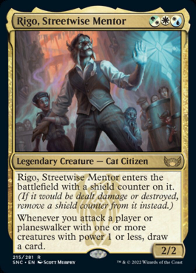 Rigo, Streetwise Mentor [Streets of New Capenna] | Card Citadel