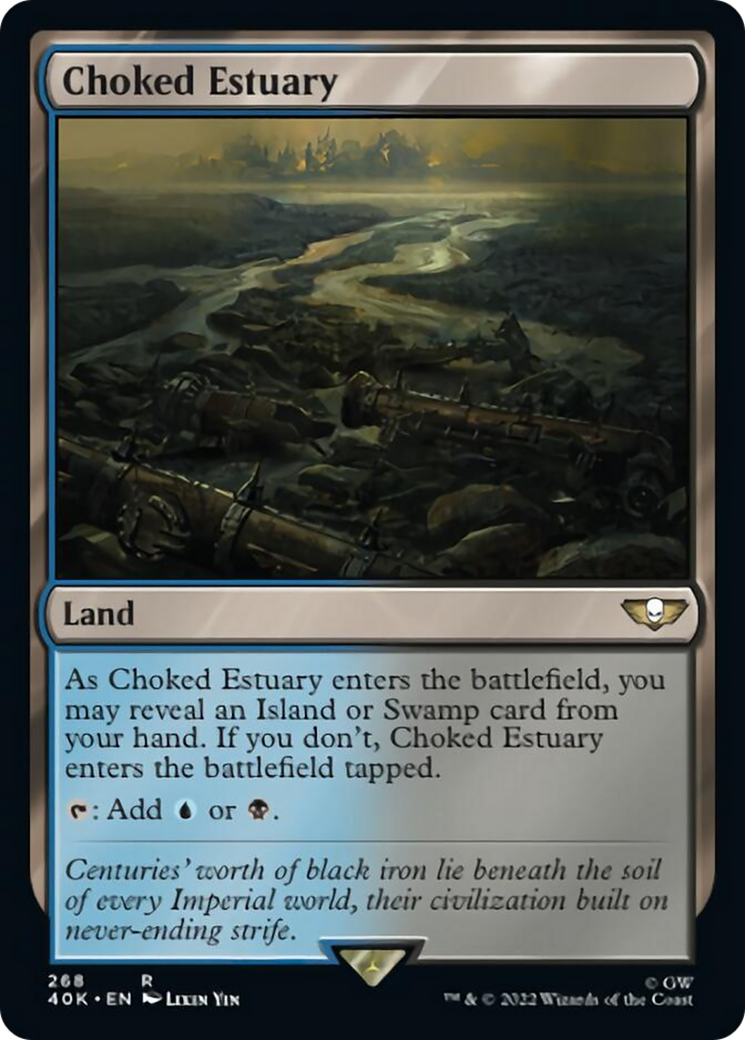 Choked Estuary (Surge Foil) [Universes Beyond: Warhammer 40,000] | Card Citadel