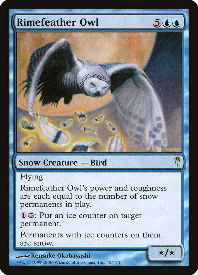 Rimefeather Owl [Coldsnap] | Card Citadel