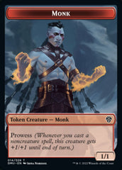 Soldier // Monk Double-sided Token [Dominaria United Tokens] | Card Citadel