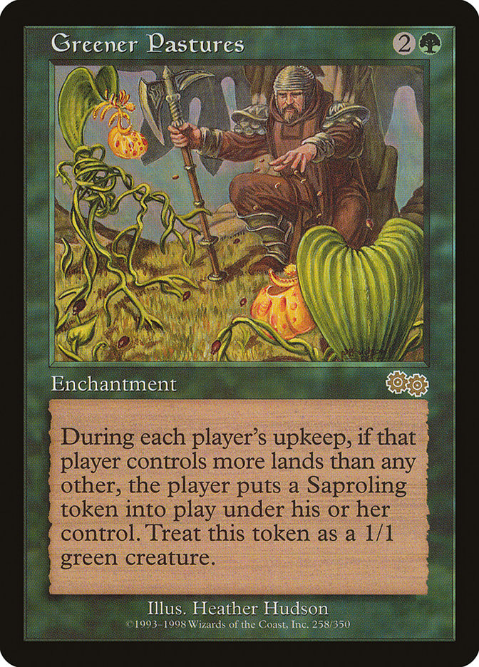 Greener Pastures [Urza's Saga] | Card Citadel