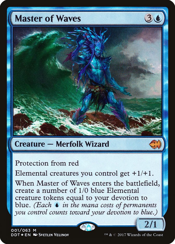 Master of Waves [Duel Decks: Merfolk vs. Goblins] | Card Citadel