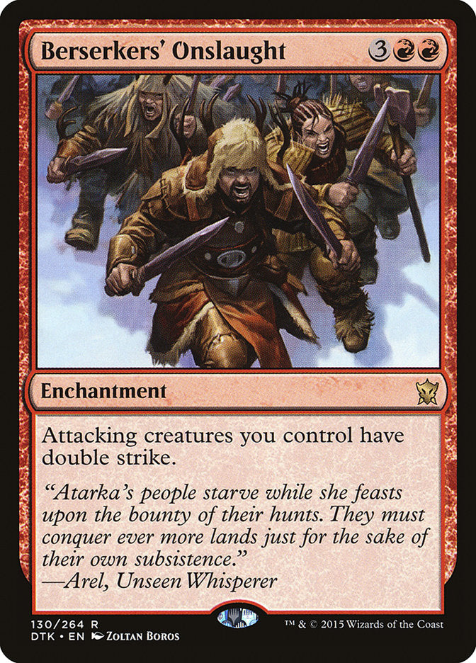 Berserkers' Onslaught [Dragons of Tarkir] | Card Citadel