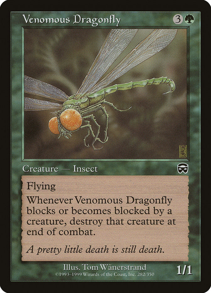 Venomous Dragonfly [Mercadian Masques] | Card Citadel