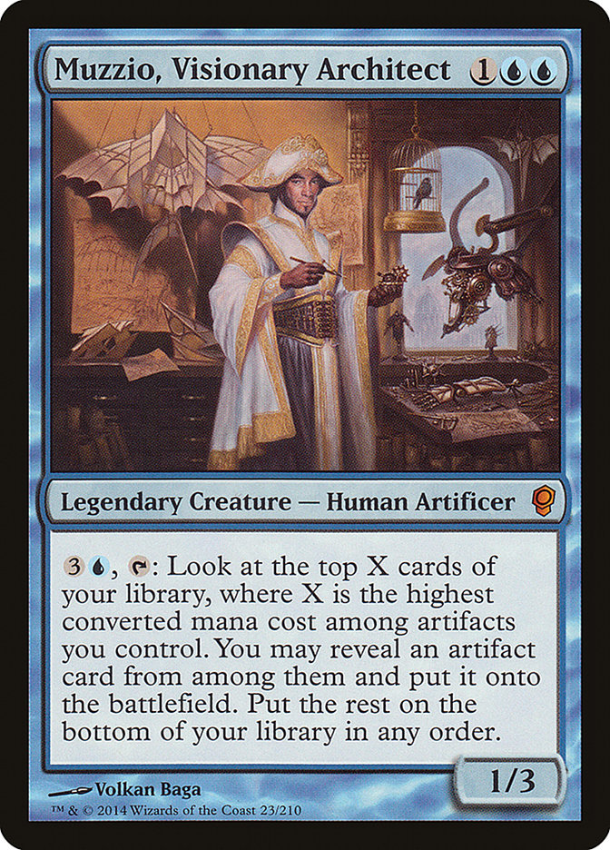 Muzzio, Visionary Architect [Conspiracy] | Card Citadel