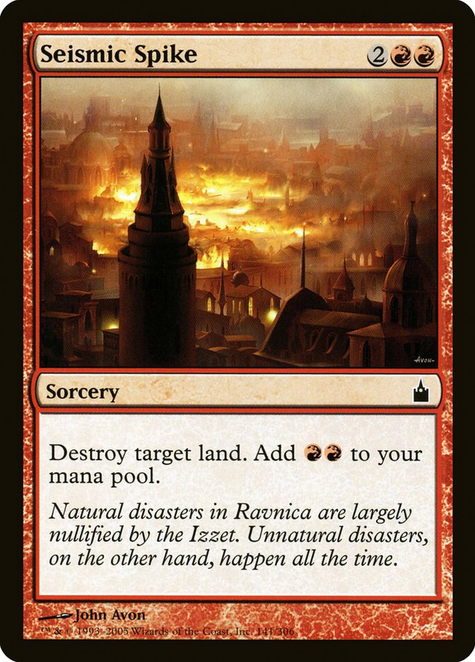 Seismic Spike [Ravnica: City of Guilds] | Card Citadel