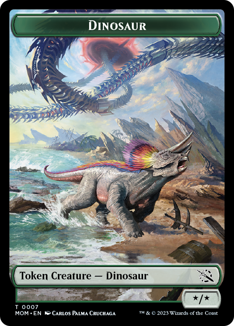 Dinosaur Token [March of the Machine Tokens] | Card Citadel