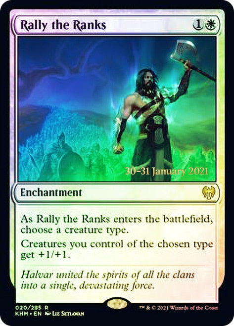 Rally the Ranks  [Kaldheim Prerelease Promos] | Card Citadel