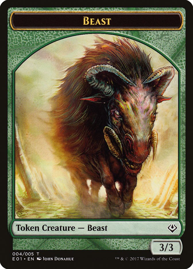 Beast (004/005) [Archenemy: Nicol Bolas Tokens] | Card Citadel