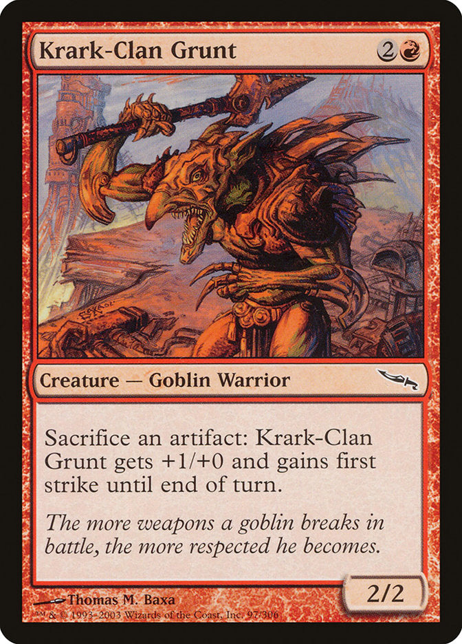 Krark-Clan Grunt [Mirrodin] | Card Citadel