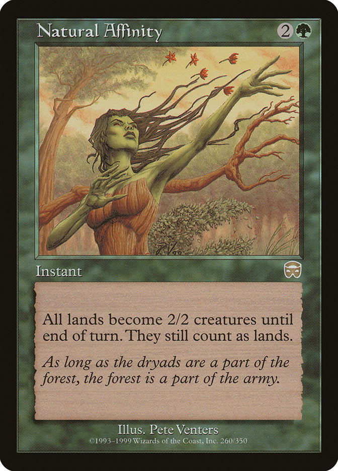 Natural Affinity [Mercadian Masques] | Card Citadel