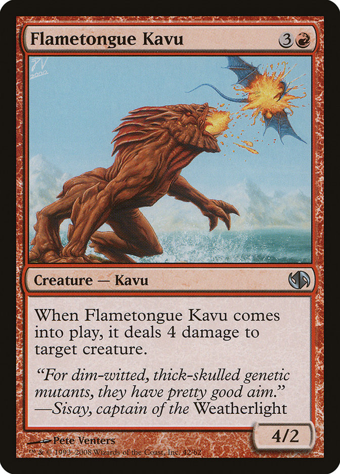 Flametongue Kavu [Duel Decks: Jace vs. Chandra] | Card Citadel