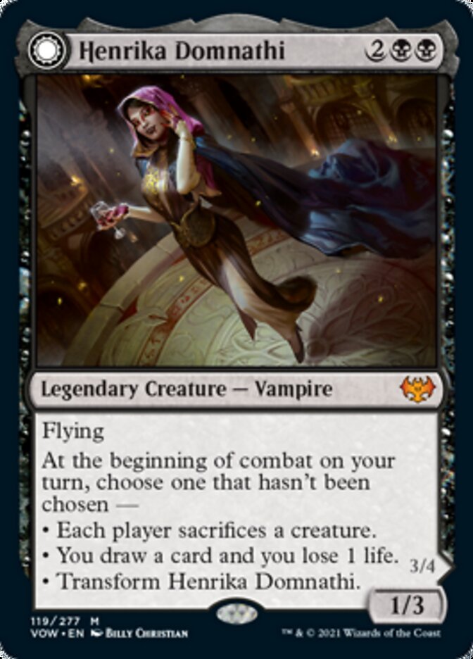 Henrika Domnathi // Henrika, Infernal Seer [Innistrad: Crimson Vow] | Card Citadel