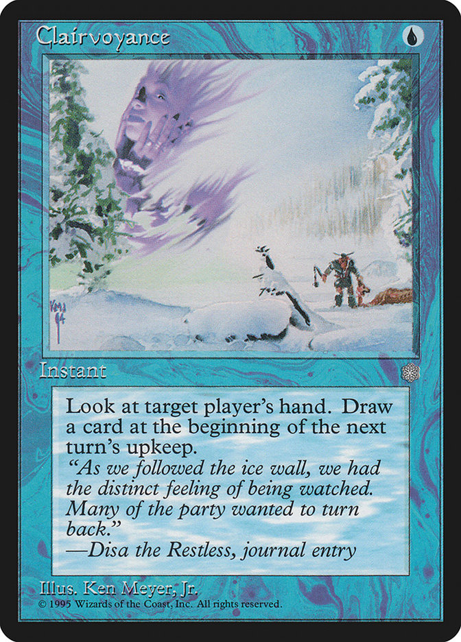 Clairvoyance [Ice Age] | Card Citadel
