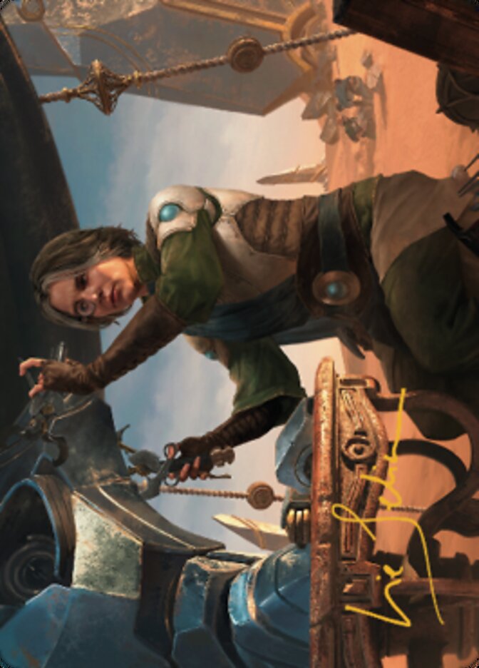 Tocasia, Dig Site Mentor Art Card (Gold-Stamped Signature) [The Brothers' War Art Series] | Card Citadel