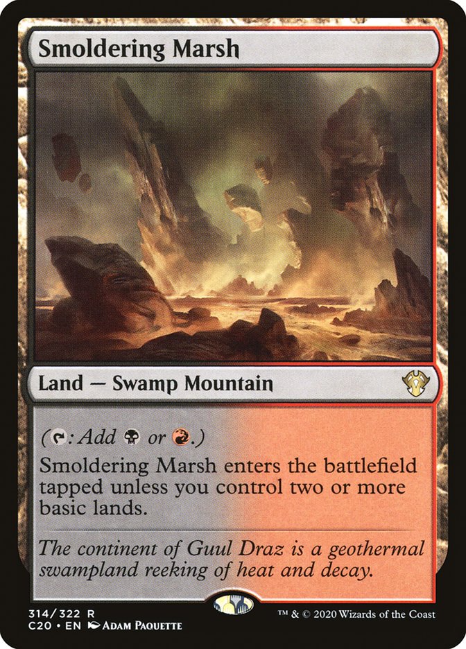 Smoldering Marsh [Commander 2020] | Card Citadel