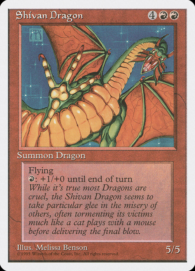 Shivan Dragon [Fourth Edition] | Card Citadel