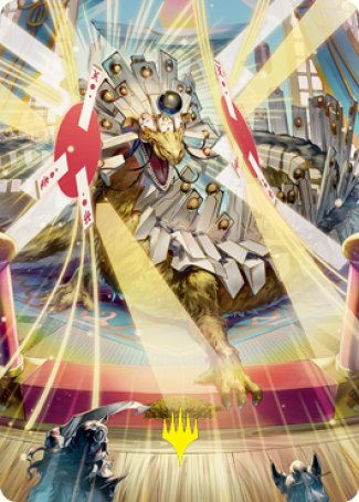 Spirit-Sister's Call Art Card (Gold-Stamped Signature) [Kamigawa: Neon Dynasty Art Series] | Card Citadel